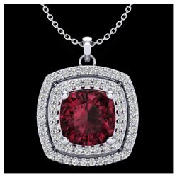 1.10 ctw Fancy Black Diamond Art Deco Stud Necklace 18K Rose Gold