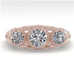 1.77 ctw Yellow Sapphire & Diamond Ring 14K White Gold