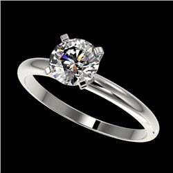 2 ctw VS Black Diamond Solitaire Halo Ring 10K White Gold