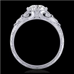 3.84 ctw Oval Diamond Earrings 18K Yellow Gold