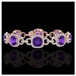 4 ctw Intense Yellow Diamond Stud Earrings 10K Rose Gold