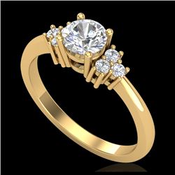 1.60 ctw VS/SI Princess Cut Diamond 3 Stone Ring 10K White Gold
