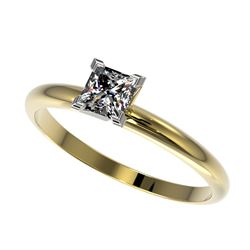 1.0 ctw VS Black & White Diamond Earrings 14K White Gold