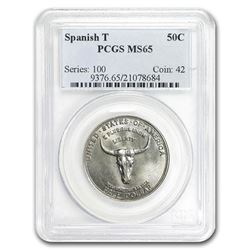 1935 Old Spanish Trail Half Dollar Commem MS-65 PCGS