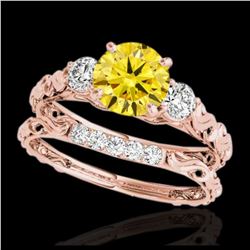 1.60 ctw Morganite & VS/SI Diamond Necklace Halo 18K White Gold