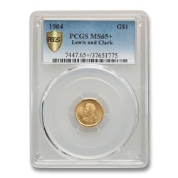 1904 Gold $1.00 Lewis & Clark Commemorative MS-65+ PCGS