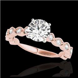 2 ctw Intense Yellow Diamond Art Deco Ring 18K White Gold