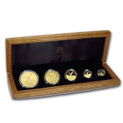 2019 Mexico 5-Coin Gold Libertad Proof Set (1.9 oz\, w/Box & COA)