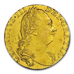 1776 Great Britain Gold Guinea George III MS-61 NGC