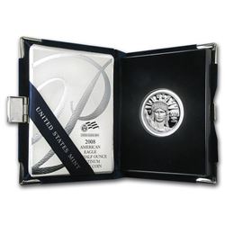 2008-W 1/2 oz Proof Platinum American Eagle (w/Box & COA)