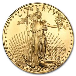 2002 1 oz Gold American Eagle BU