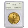 Image 1 : $20 Saint-Gaudens Gold Double Eagle MS-63 PCGS (Rattler\, Random)