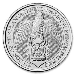 2020 Great Britain 1 oz Platinum Queen's Beasts The Falcon