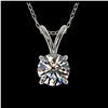 Image 1 : 1.02 ctw Intense Fancy Yellow Diamond Necklace 18K White Gold