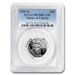 1999-W 1/4 oz Proof Platinum American Eagle PR-70 PCGS