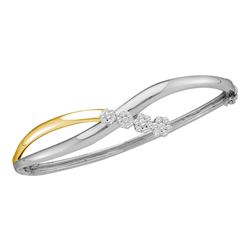 14kt White Gold Round Diamond Wrap Ring Guard Enhancer 1/3 Cttw