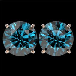 7.65 ctw Canary Citrine & Diamond Earrings 14K Yellow Gold