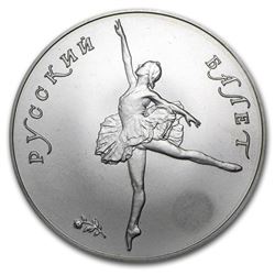Russia 1 oz Palladium Ballerina (Abrasions)