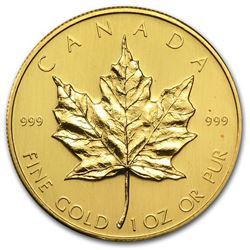 1980 Canada 1 oz Gold Maple Leaf BU