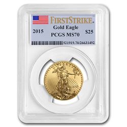 2015 1/2 oz Gold American Eagle MS-70 PCGS (FS)