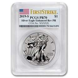 2019-S Enhanced Reverse Proof Silver Eagle PR-70 PCGS (FS)