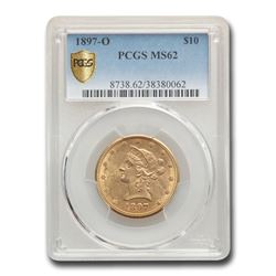 1897-O $10 Liberty Gold Eagle MS-62 PCGS
