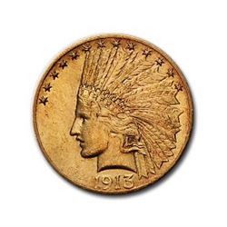 1913 $10 Indian Gold Eagle AU