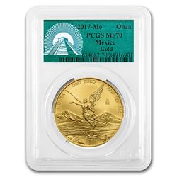 2017 Mexico 1 oz Gold Libertad MS-70 PCGS (Green Label)