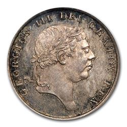1814 Great Britain Ag 18 Pence Bank Token George III MS-65 NGC