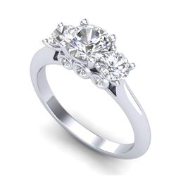 18.04 ctw Sky Topaz & Diamond Ring 14K Rose Gold