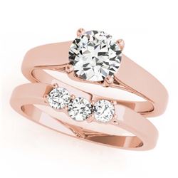 1.0 ctw VS/SI Diamond Solitaire Ring 14K White Gold