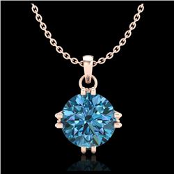 13.04 ctw Turquoise & Diamond Bracelet 14K Rose Gold