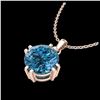 Image 2 : 13.04 ctw Turquoise & Diamond Bracelet 14K Rose Gold