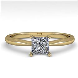 1.01 ctw VS/SI Diamond Ring 18K Rose Gold