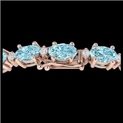 1.50 ctw SI Fancy Blue Diamond Solitaire Halo Ring 10K White Gold