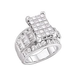 14kt Yellow Gold Round Diamond Swirl Bridal Wedding Engagement Ring Band Set 1.00 Cttw