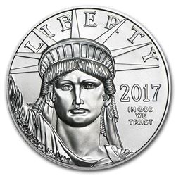 2017 1 oz Platinum American Eagle BU