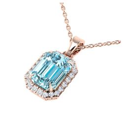 0.70 ctw Halo VS/SI Diamond Ring 14K Rose Gold
