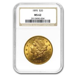 1895 $20 Liberty Gold Double Eagle MS-62 NGC