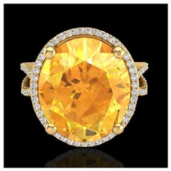 1.25 ctw VS/SI Diamond Ring 14K Yellow Gold