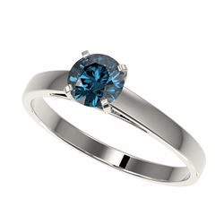 2.08 ctw Sky Blue Topaz & Diamond Necklace 14K Rose Gold
