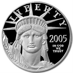 2005-W 1 oz Proof Platinum American Eagle (Capsule Only)