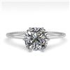 Image 1 : 2.27 ctw Rubellite & Diamond Ring 14K White Gold