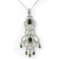 17.79 ctw Tourmaline & Diamond Bracelet 14K Rose Gold