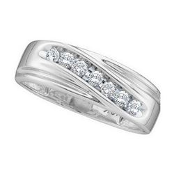 10kt Yellow Gold Round Brown Diamond Solitaire Bridal Wedding Engagement Ring 1/3 Cttw