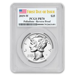 2019-W Reverse Proof Palladium Eagle PR-70 PCGS (First Day)