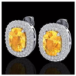 1.50 ctw SI Fancy Blue Diamond Solitaire Halo Ring 10K White Gold
