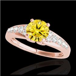 2 ctw Halo VS/SI Diamond Ring 18K White Gold