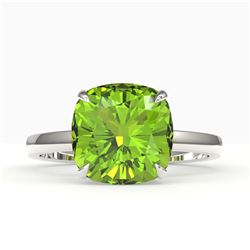 2 ctw Fancy Black Diamond Solitaire Ring 10K White Gold