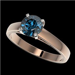 1.76 ctw SI Intense Yellow Diamond Bypass Ring 10K Rose Gold